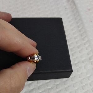 Gold and Silver Women's Charm Engraved Clarissa